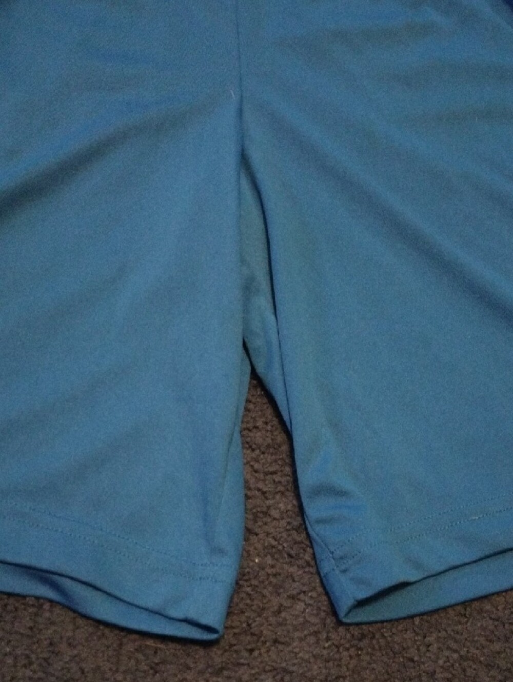 Boy's Athletic Blue Performance Shorts - Picture 3 of 7